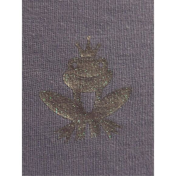 Disney Princess and the Frog Tiana Cowl neck Tunic Shirt Purple Oversized M - Picture 5 of 11